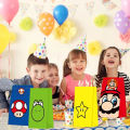 Super Mario Birthday Party Gift Bags Candy Bags Goody Bags Mario Birthday Party Supplies. 
