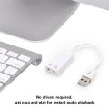 Usb Wired External Drive Free Sound Card Analog 7.1 Channel Desktop Portable External Sound Card Converter Earphone Microphone. 