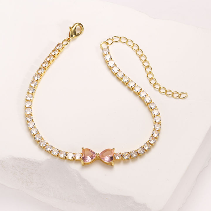 High%20Quality%20Bow%20Tennis%20Bracelet%20For%20Women%20Sparkling%20Luxury%20Crystal%20Cubic%20Zirconia%20Bracelet,%20Women's%20Jewelry%20-%20Image%207