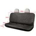 Waterproof Car Rear Back Seat Cover Black Pet Dog Protector Universal. 
