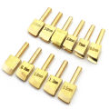 Solid Brass Solder Iron Tip Leather Electric Hot Burn Edge Decorate Tool, 200-450℃ Professional Heating Creasing Edging Creaser. 
