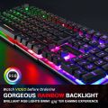 waterproof gaming keyboard RGB with removable. 