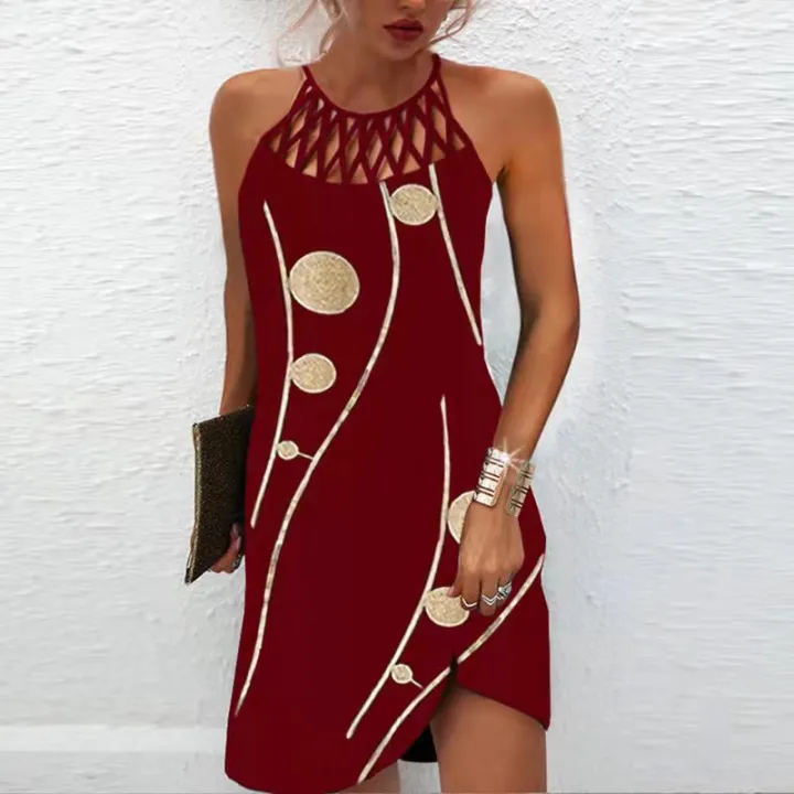 2024%20Summer%20National%20Wind%20Positioning%20Printing%20Mesh%20Belt%20Sleeveless%20Casual%20Dress%20-%20Image%204