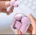 Air 31 Wireless Earbuds – Transparent Crystal Case with LED Display, Bluetooth 5.3, Heavy Bass. 