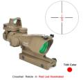 Trijicon ACOG 4X32 Black Tactical Real Fiber Optic Red Illuminated .... 
