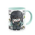Demon Slayer Blade Agatsuma Zenitsu Tokitou Muichirou Kanroji Mitsuri Cute Anime Peripheral Ceramic Water Cup Student  Mug. 
