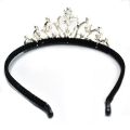 Hair Crown Wedding Hair Accessories For Women Silver Color and White Pearl Crown For Bridal Crowns And Tiara Women Accessories. 