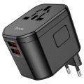 Hoco AC15 Walker 3-Port PD20W (1C2A) Universal Conversion Charger. 