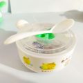 ModularTech kids bowl with cover and spoon, colorful high quality plastic bowl set with cartoon characters, bowl set with spoon for good food habits of your kids, healthy meal time bowl set for children. 