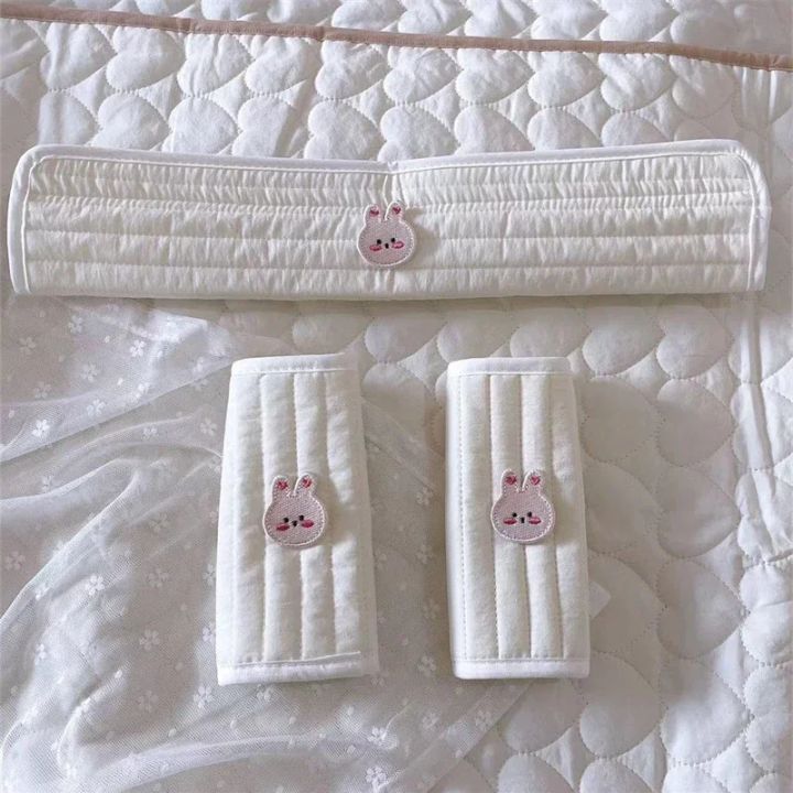 3pcs%20Baby%20Stroller%20Front%20Armrest%20Protective%20Cover%20Cotton%20Trolley%20Towel%20Children's%20Drool%20Towel%20Kids%20Seat%20Bib%20Stroller%20Accessories%20-%20Image%205