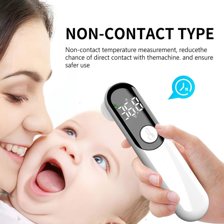 Portable Infrared Fever Thermometer Digital Infant Adult Non-contact Laser Body Temperature Ear Thermometer Finger Pulse Oximete