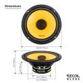 Recoil 6.5 2 way coaxial speaker. 