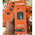 T2000 Ultra 2 Max Smart Watch – 2.08" HD Display, Wireless Charging, Fitness Tracker, Bluetooth Call, Waterproof – Series 9 Smartwatch for Android & iOS. 