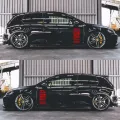 Racing Door Decals Set Graphic Sponsor Vinyl Sticker Automobile Accessories 30cm*13cm. 