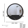 Round Wall Decor Mirror with Shelf for your Livingroom/bath. 