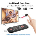 W1 PLUS Air Mouse Remote Control 2.4G RF Wireless Mini Keyboard Smart Gyroscope Keyboard Sense Anti-loss IR for  Android TV Box. 