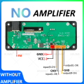 DC 12V Bluetooth 5.0 MP3 WMA WAV APE Decoder Board Hands-free Car Audio Microphone USB TF FM Radio Mp3 Music Player Speaker.