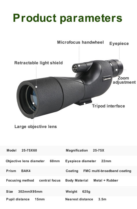 LandView%2025-75%20x%2060%20Spotting%20Scope%20Zoom%20Long%20Range%20Telescope%20Nitrogen-filled%20Waterproof%20Monocular%20Professional%20Powerful%20Binoculars%20for%20Bird%20Watching%20Travel%20-%20Image%204