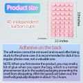 Silicone Suction Phone Mount, Non-Slip Adhesive Stand for Selfies & Videos, Sticky Phone Holder for Cell Phones — Light Pink. 