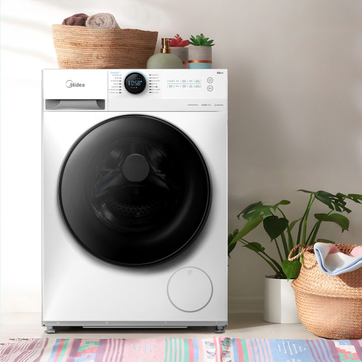 Midea 10.5Kg Front Loading Fully Automatic Inverter Washing Machine - MF100W105/W-LK