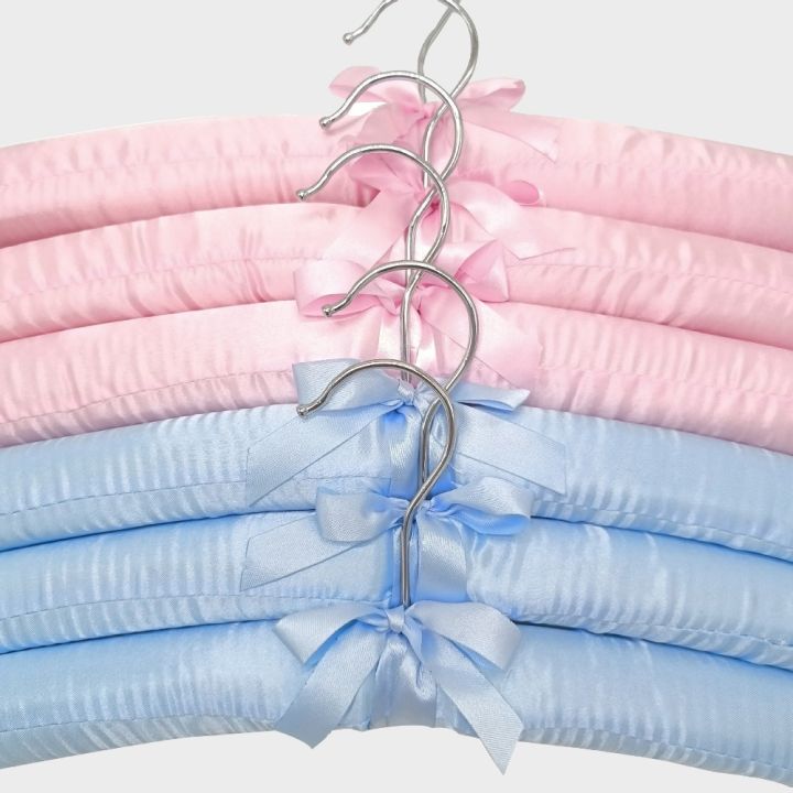 5%20Pcs%20Satin%20Padded%20Clothes%20Hanger%20Silk%20Wrapped%20Coat%20Jacket%20Rack%20Shop%20Display%20Hanger%20-%20Image%203