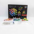 Magnetic Balls Sticks Building Block Toy Magnetic Construction Set 3D Shapes By Toys. 