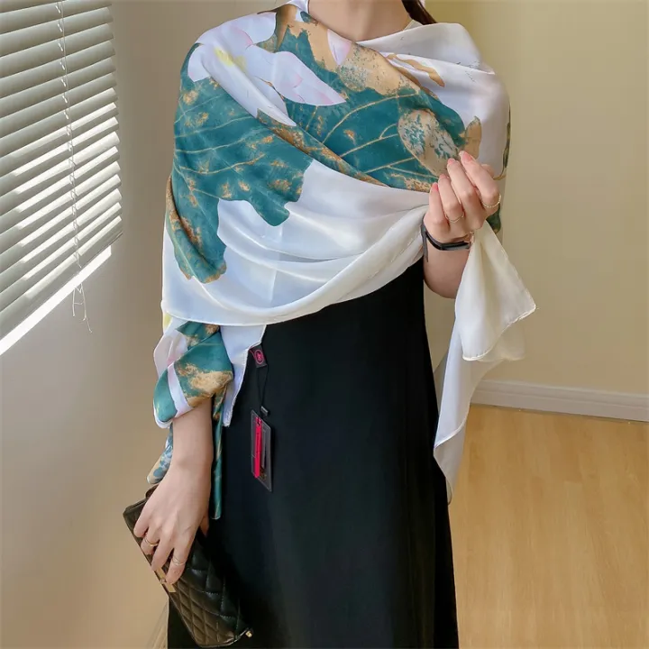 Design%20Satin%20Silk%20Shawl%20Hijab%20Scarf%20Women%20Fashion%20Summer%20Sunscreen%20Beach%20Stole%20Wraps%20Bufanda%20Female%20Headkerchief%20Echarpe%20New%20-%20Image%206