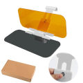 Dual Purpose Car Sun Visor - Day & Night Anti Glare Visor Extender with Night Driving Shield & UV Protection for SUVs, Trucks. 