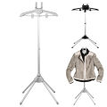 Steamer Stand Telescopic Iron Steam Clothes Hanger 85-160cm Adjustable Height Foldable for Hanging Ironing Clothes Hanger. 