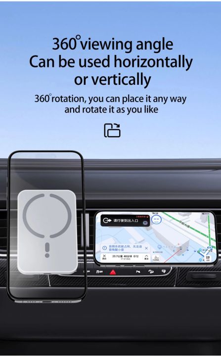 Magnetic%20Car%20Wireless%20Charger%20For%20Magsafe%20iPhone%2012%2013%2014%2015%2016%20Pro%20Max%20Air%20Vent%20Car%20Phone%20Holder%20Stand%20Fast%20Car%20Charging%20-%20Image%204