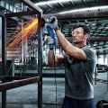 high quality Bosch Professional GWS 600 Angle Grinder - 670W, 100mm, M10 (Blue), Multipurpose. 