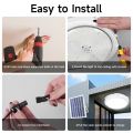 LED Solar Ceiling Light Outdoor Indoor Solar Lamp Dimmable Panel Lamp Home Decor Light Fixture For Corridor Garden Living Room. 