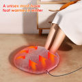 USB Winter Electric Foot Heating Pad Under Desk Household Foot Warmer Heater Soft Plush Foot Warming Thermostat Mat Warm Pad. 