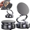 Folding Strong Magnet Magnetic Phone Holder 360° Rotation Desk Car Vacuum Suction Windshield Dashboard Mobile Holder Adsorption. 