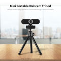 Portable Webcam Tripod Lightweight Mini Webcam Tripod for Smartphone Webcam Desktop Tripod Phone Holder Table Stand. 