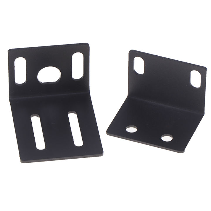 New 1 Set Metal 1U Rack Mount Ear Mounting Jointing With Screw Cap For ...