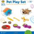 Melissa & Doug Examine and Treat Pet Vet Play Set - Kids Veterinary Play Set, Kids Pet Haircut Play Set, STEAM Toy, Pretend Play. 