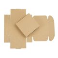10/20pcs Kraft Mini Cardboard Boxes, 2.16"x2.16"x0.98" - Suitable for Small Business Packaging, Crafts, and Holiday Gifts Boxes. 