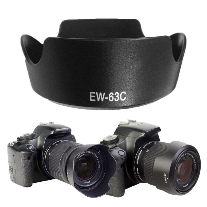 Reversable%20EW-63C%2058mm%20ew63c%20Lens%20Hood%20for%20Canon%20EF-S%2018-55mm%20f/3.5-5.6%20IS%20STM%20-%20Image%202