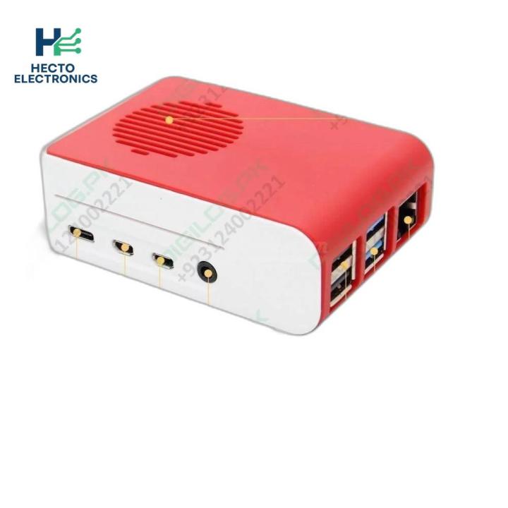 Raspberry Pi 4 Case With Fan Fitting Raspberry Pi 4 Casing Cover | Daraz.pk