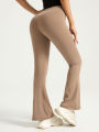 Women's High Waisted Bootcut Yoga Pants - Flared Leggings for Workout and Casual Wear - Comfortable and Stylish Activewear.