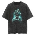 New 2026 Summer Dragon Ball Vintage Washed T Shirt for Men Premium Cotton Heavyweight Retro Streetwear Casual Unisex Graphic Tee. 