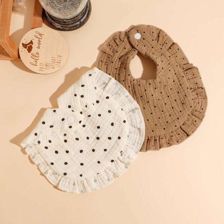 3pcs%20Hot%20Sell%20Children's%20Feeding%20Bib%20Set%20%20Cotton%20Muslim%20Baby%20Comfortable%20Drool%20Towel%20%20Ruffle%20Snap%20Button%20Infant%20Burp%20Cloth%20%EF%BB%BF%20-%20Image%206