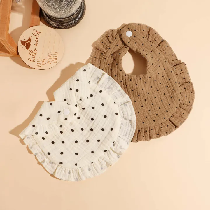 3pcs%20Hot%20Sell%20Children's%20Feeding%20Bib%20Set%20%20Cotton%20Muslim%20Baby%20Comfortable%20Drool%20Towel%20%20Ruffle%20Snap%20Button%20Infant%20Burp%20Cloth%20%EF%BB%BF%20-%20Image%206