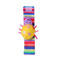 4Pcs Baby Toy 0-12 Months Baby Rattles Toys Animal Socks Wrist Strap + Rattle Baby Foot Socks Bug Wrist Strap Baby Socks New. 