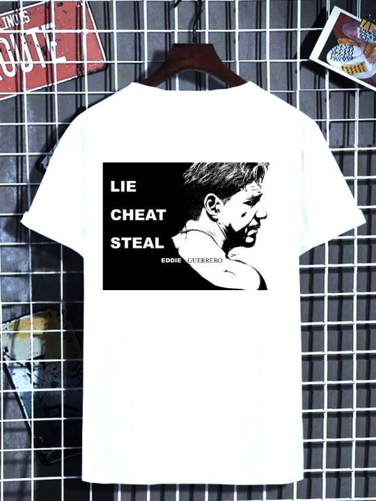 Wwe%20Superstar%20Eddie%20Guerrero%20Latino%20Heat%20Lie%20Cheat%20Steal%20Tshirt%20Men%20-%20Image%203