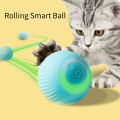Smart Cat Toys Automatic Rolling Ball Electric Cat Toys Interactive for Cats Training Self-moving Kitten Toys for Indoor Playing. 