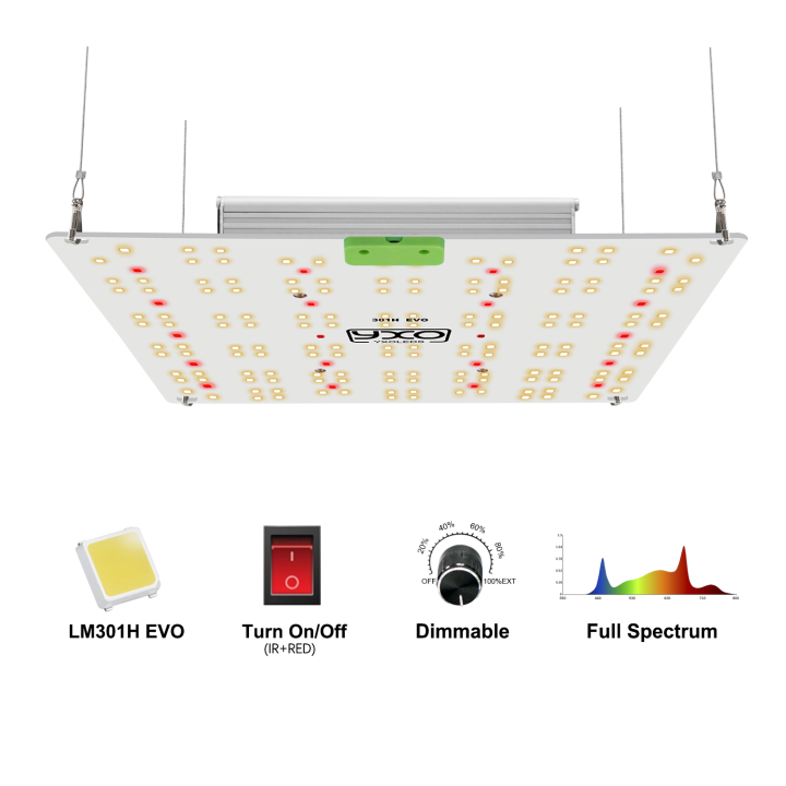 YXO 65W 120W Full Spectrum LED Grow Light LM301H EVO Full Spectrum ...