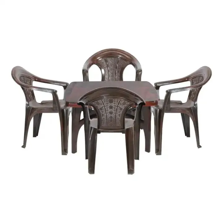 Bagmati%20Plastic%20Rectangular%20Shape%20Dining%20Set%20With%204%20Pcs%20Chair%20-%20Image%207