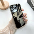 Phone Case Anime Bleach Ichigo For IPhone 13 12 11 15 14 Pro Max Plus Lens Creative Border Silver Plated Inside Hard TPU Cover. 